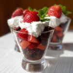 Chocolate Strawberry Cake Shooters