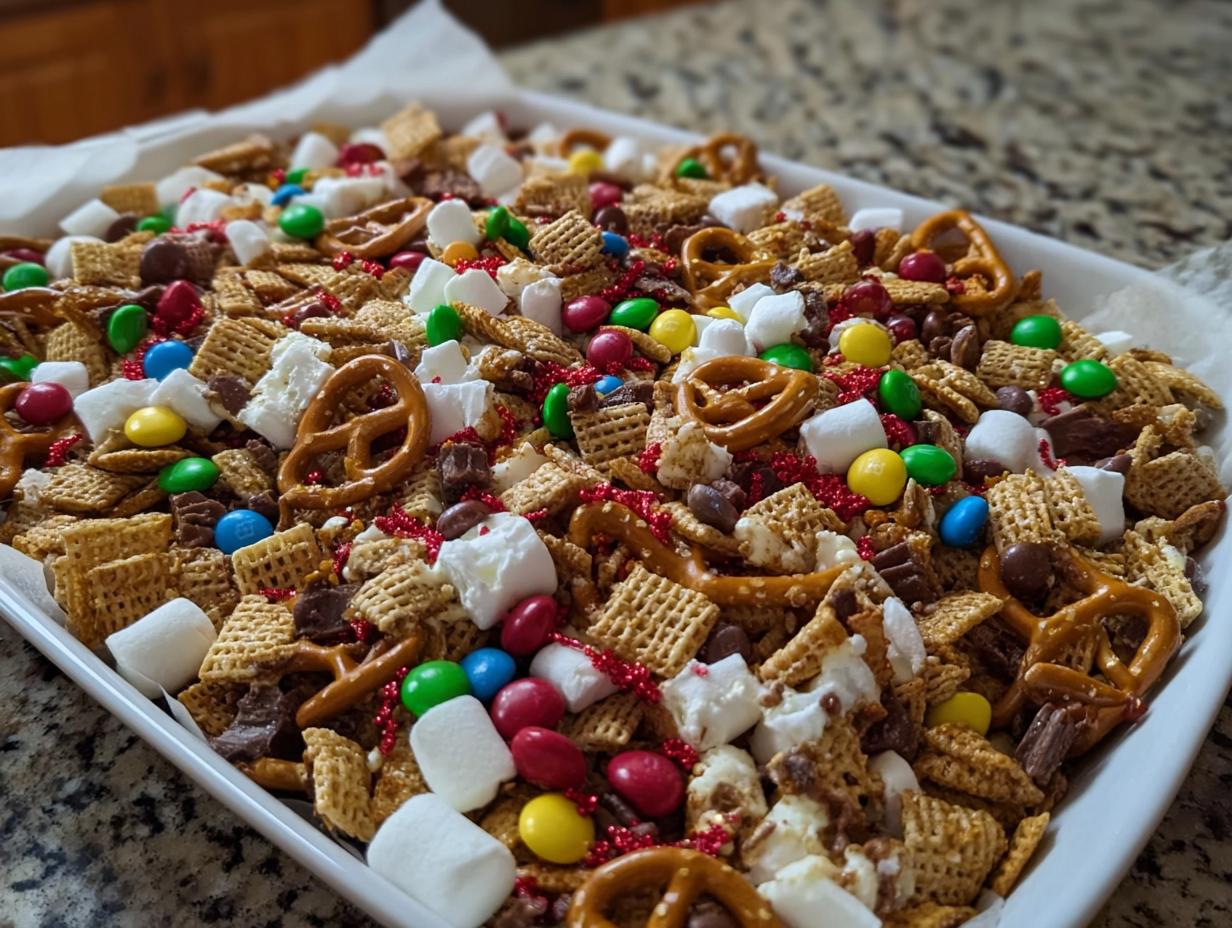 Irresistible Christmas Chex Mix Recipe: Only 6 Ingredients