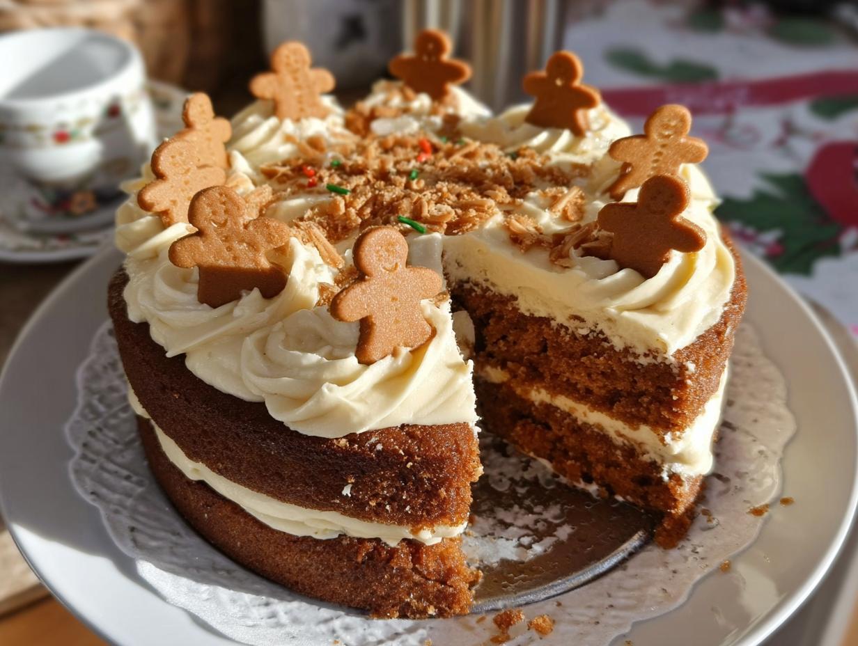 Christmas Gingerbread Cake