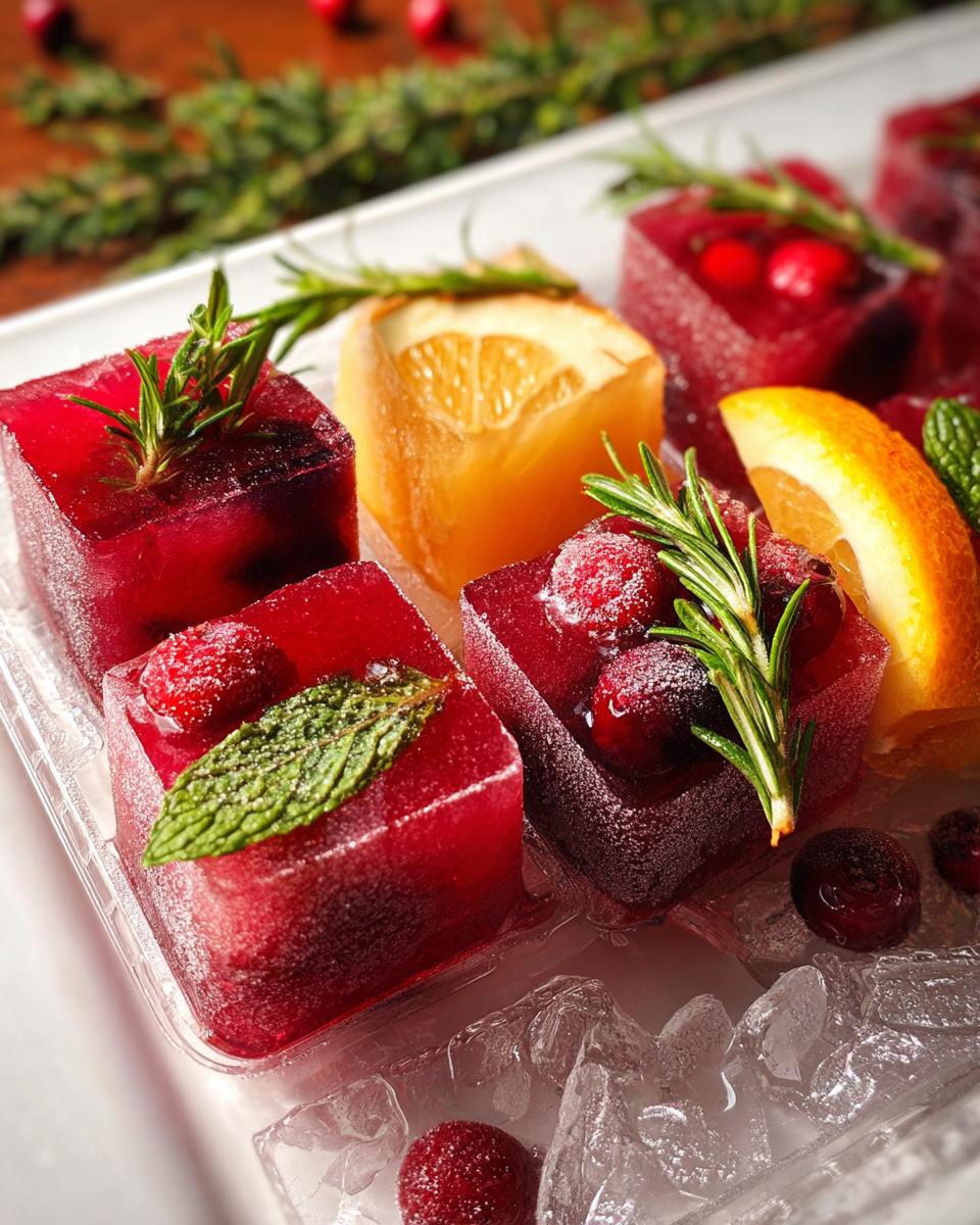 Christmas Ice Cubes - detail 1