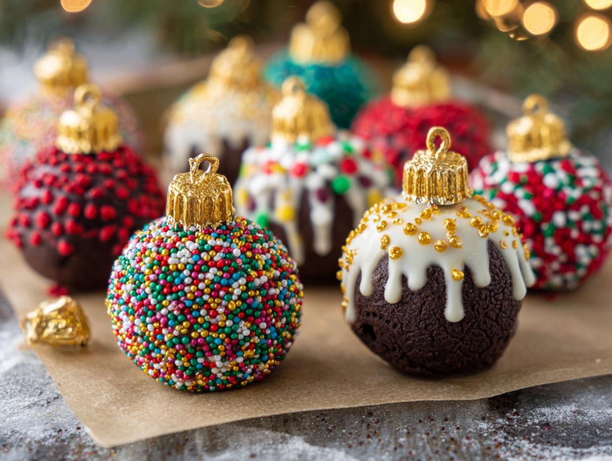 Irresistible Christmas Ornament Oreo Balls in Only 4 Steps