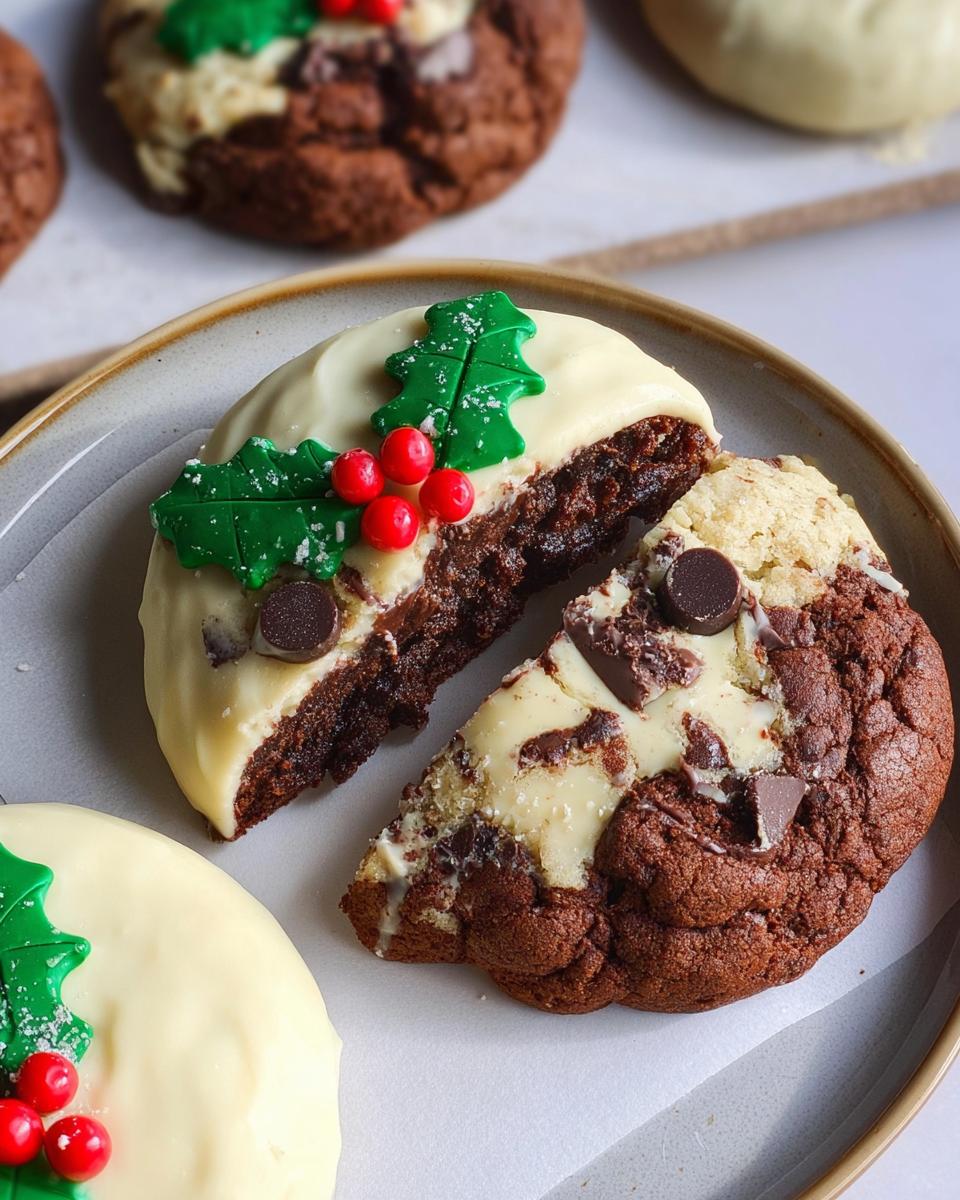 Christmas Pudding Cookies! - detail 1