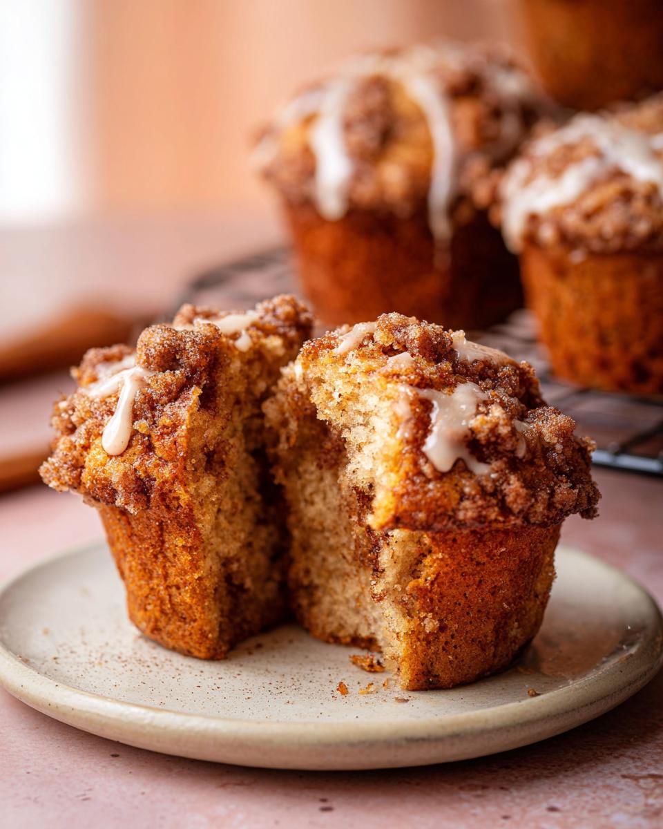 Cinnamon Muffins with Crunch Topping - detail 1
