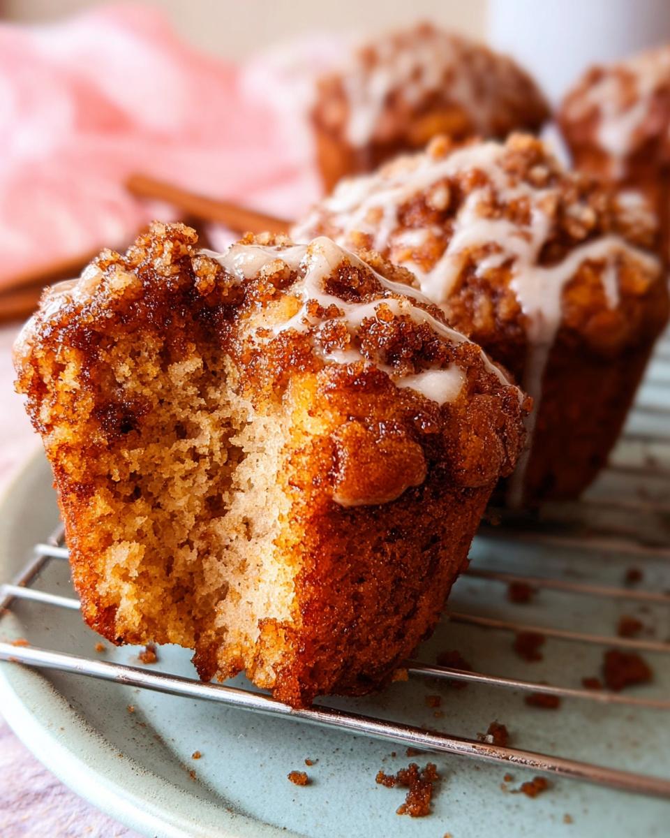 Cinnamon Muffins with Crunch Topping - detail 2