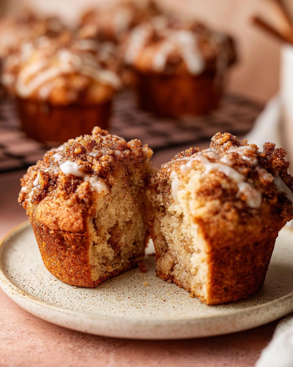 Cinnamon Muffins with Crunch Topping - detail 3