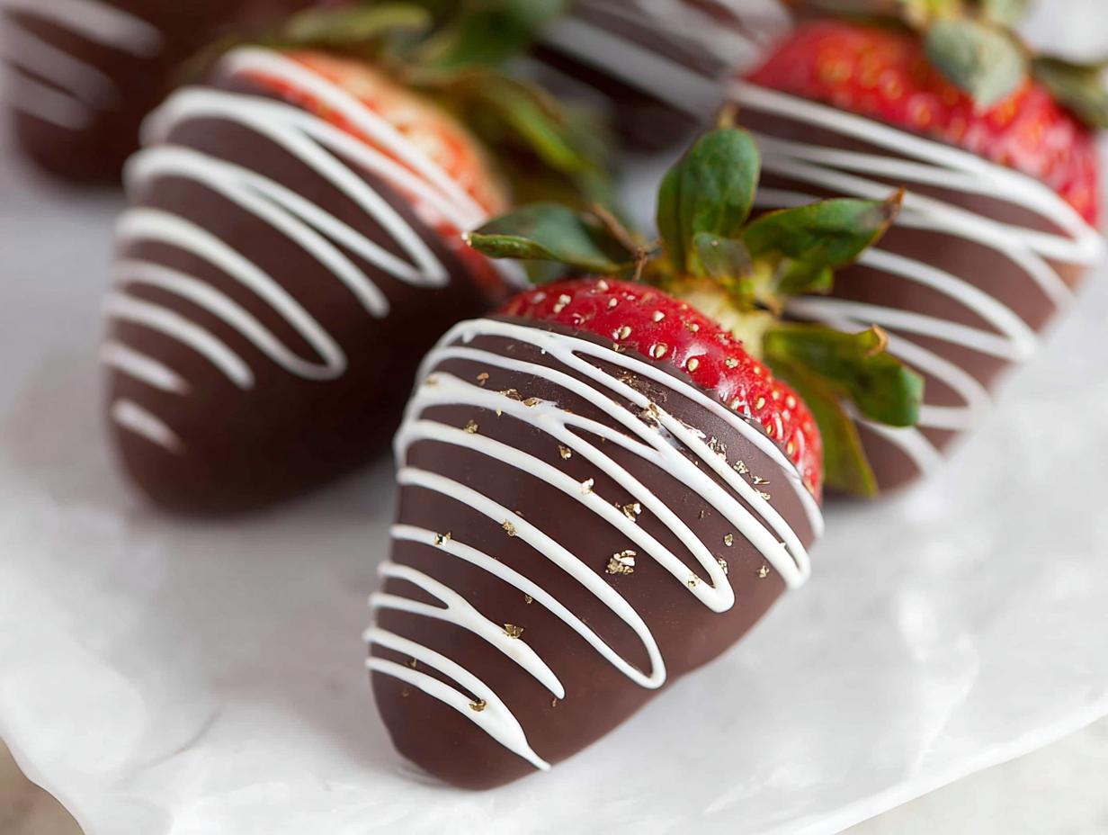 Flawless Classic Chocolate Covered Strawberries in 20 Minutes