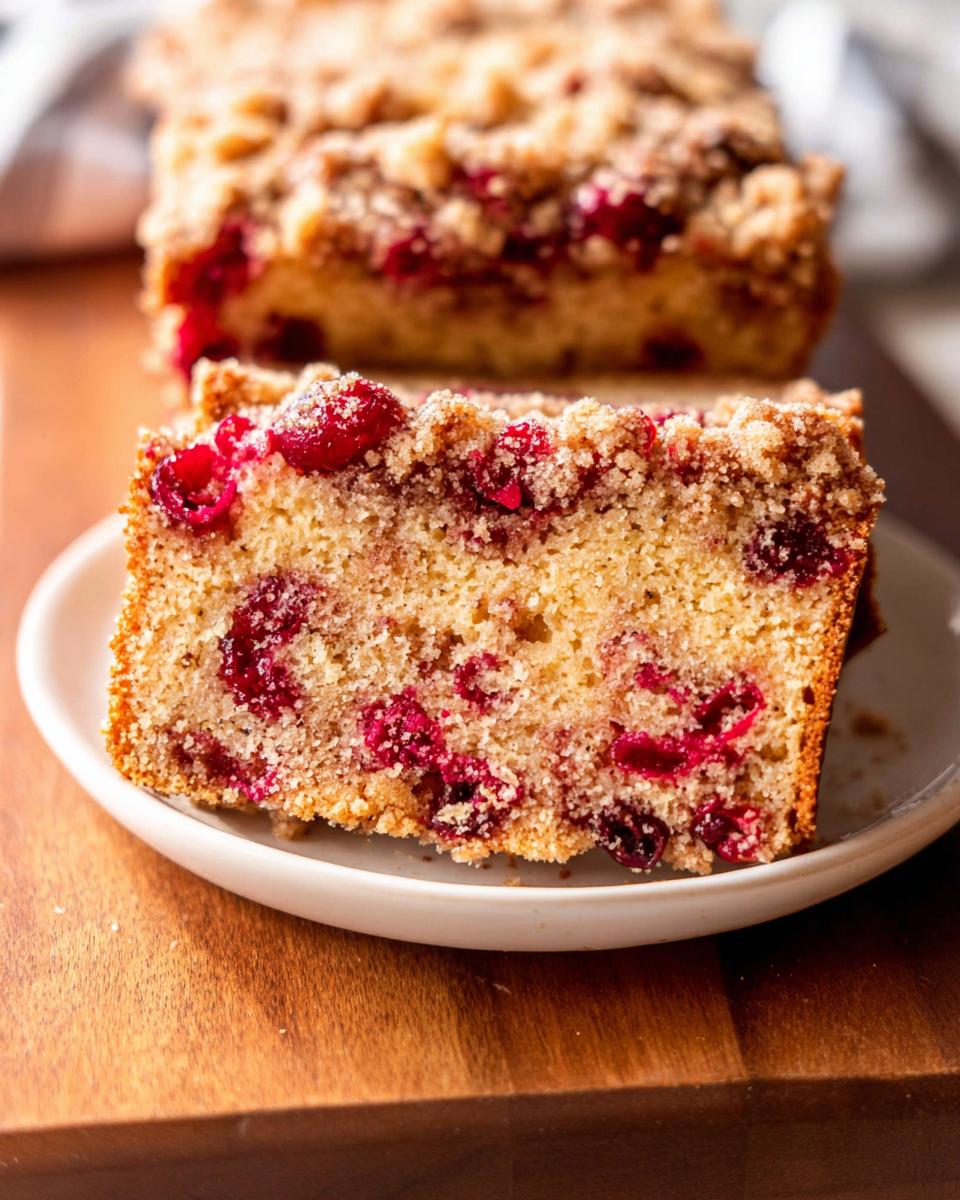 Cranberry Crumble Bread - detail 3