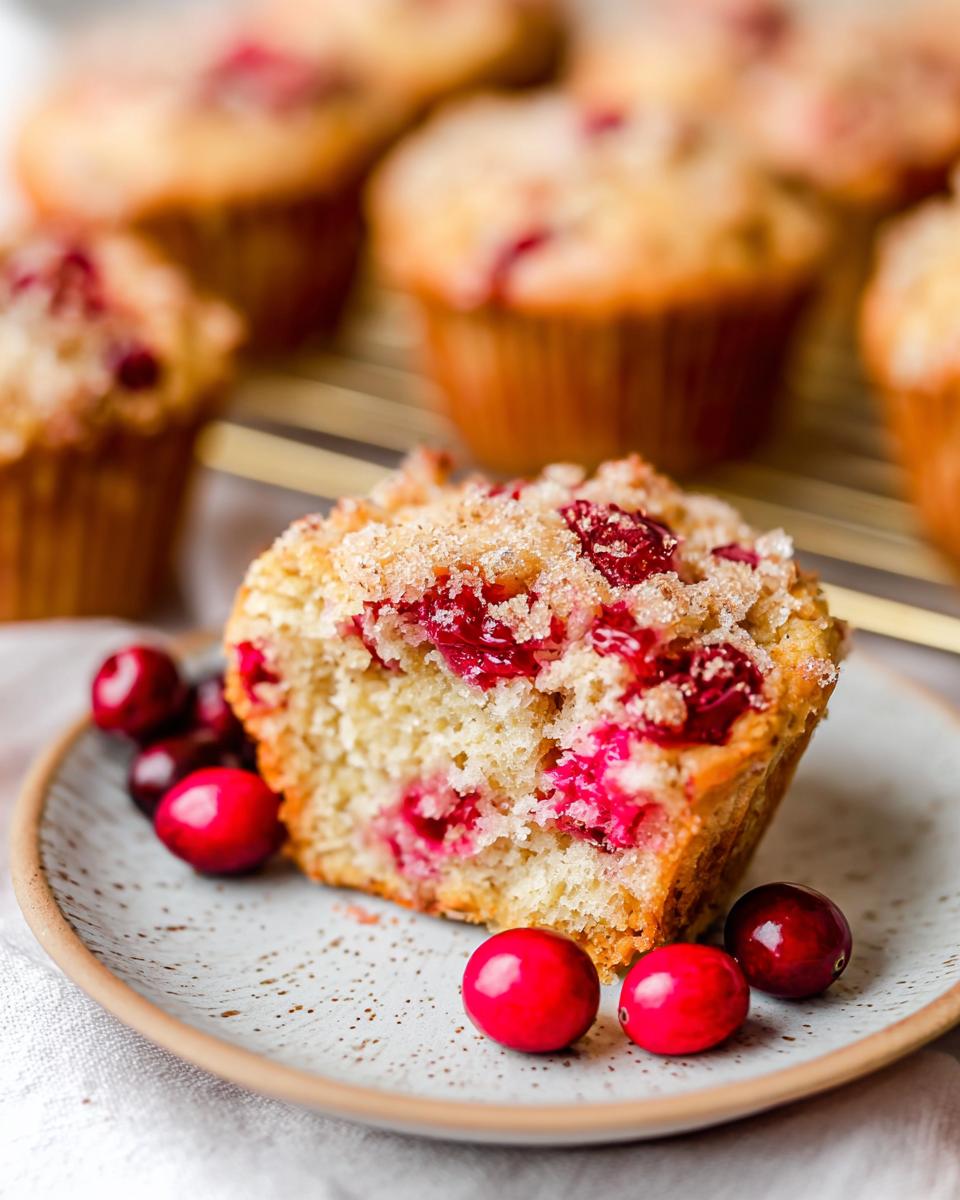Cranberry Orange Muffins - detail 1