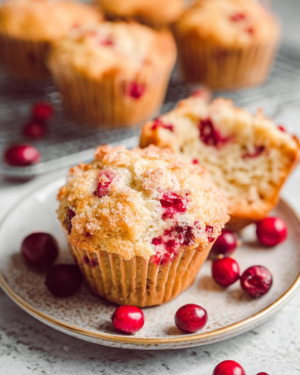Cranberry Orange Muffins - detail 2