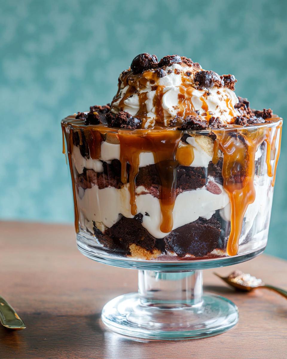 Decadent Brownie Trifle - detail 1