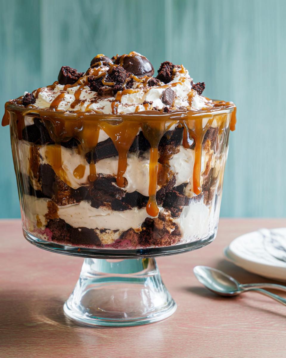 Decadent Brownie Trifle - detail 3