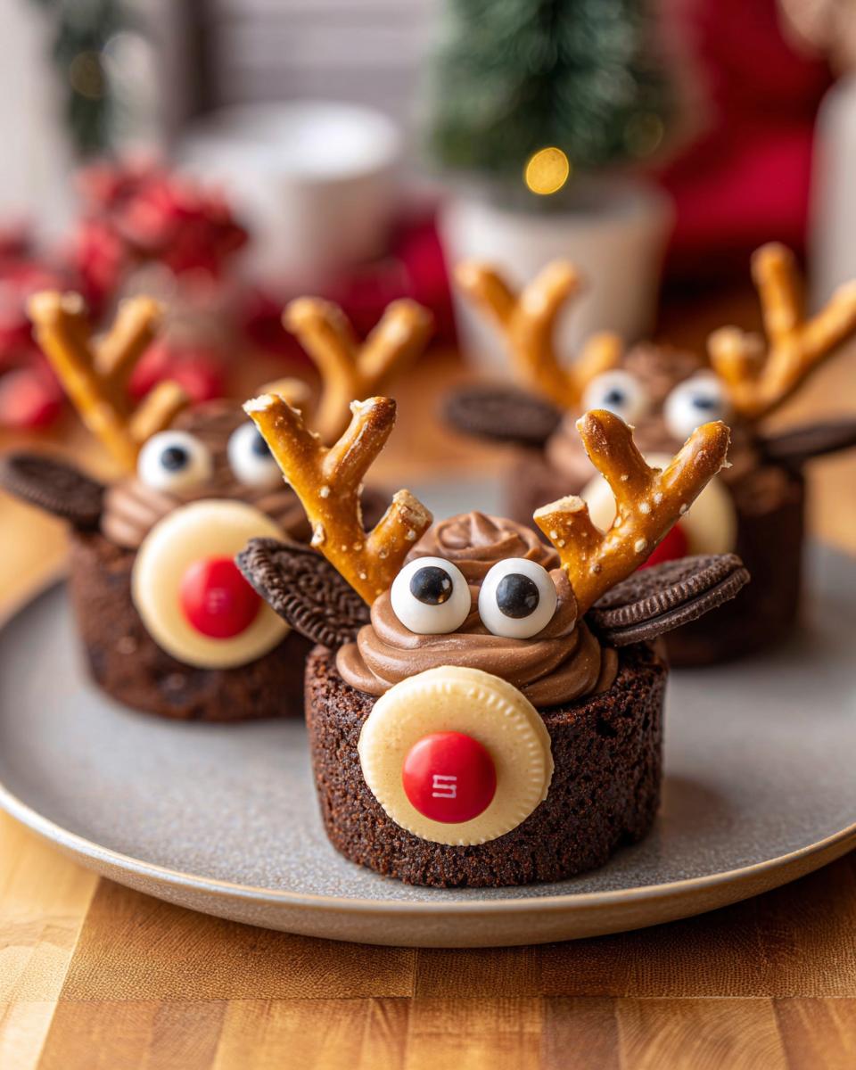 Easy Reindeer Cakes - detail 2