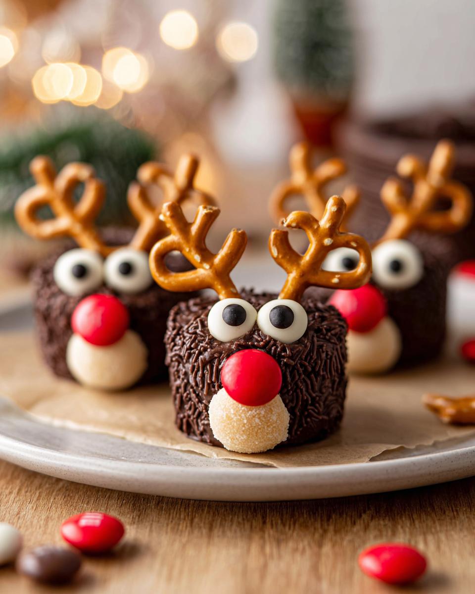Easy Reindeer Cakes - detail 3
