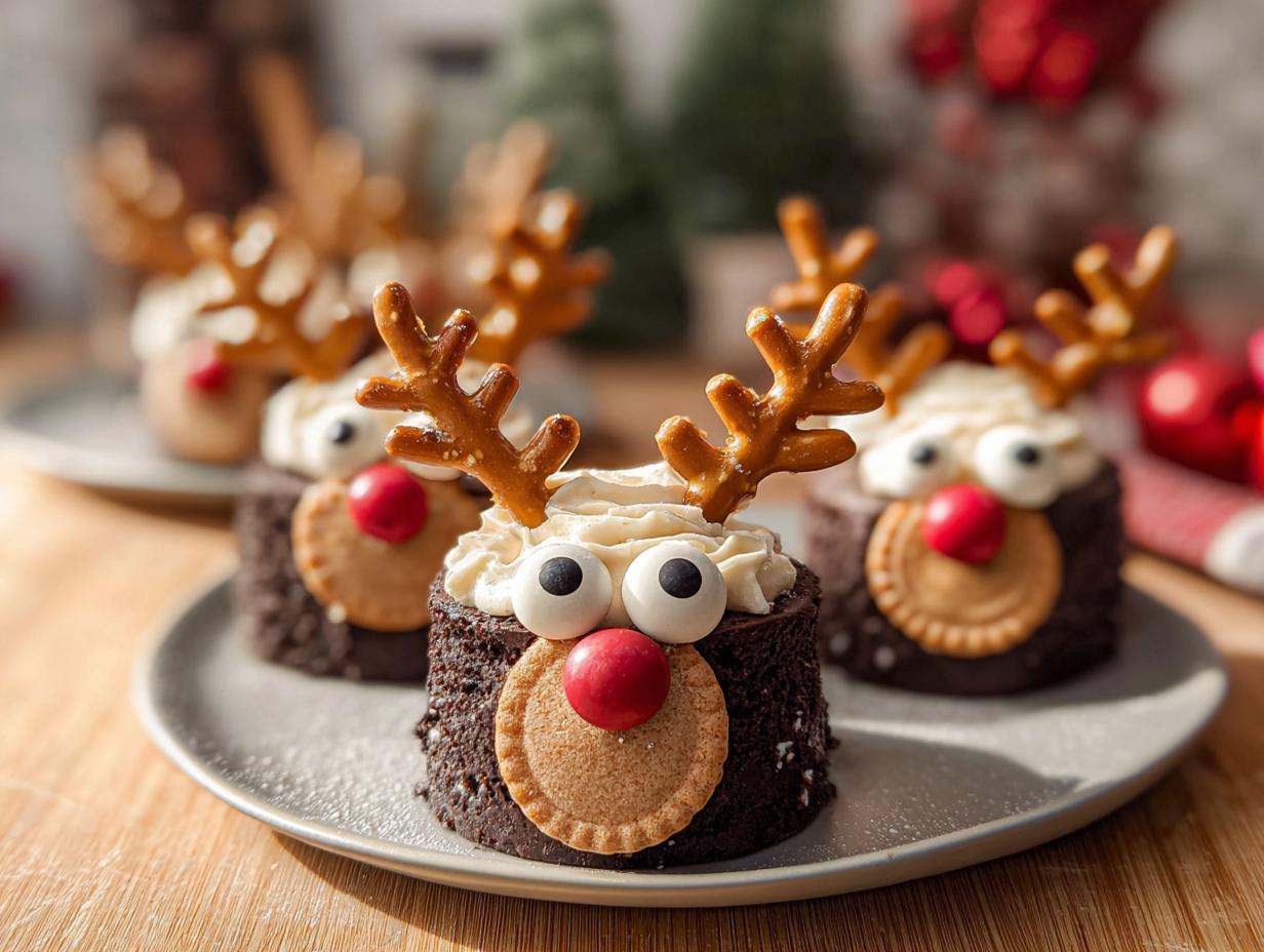 Easy Reindeer Cakes: Bake 10 Adorable Treats!