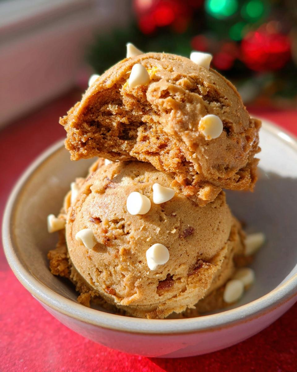 Edible Gingerbread Cookie Dough - detail 3