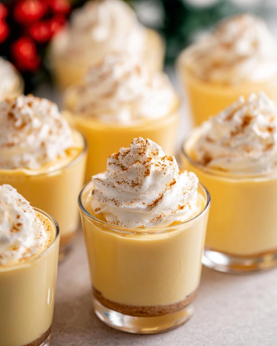 Eggnog Pudding Shots - detail 1