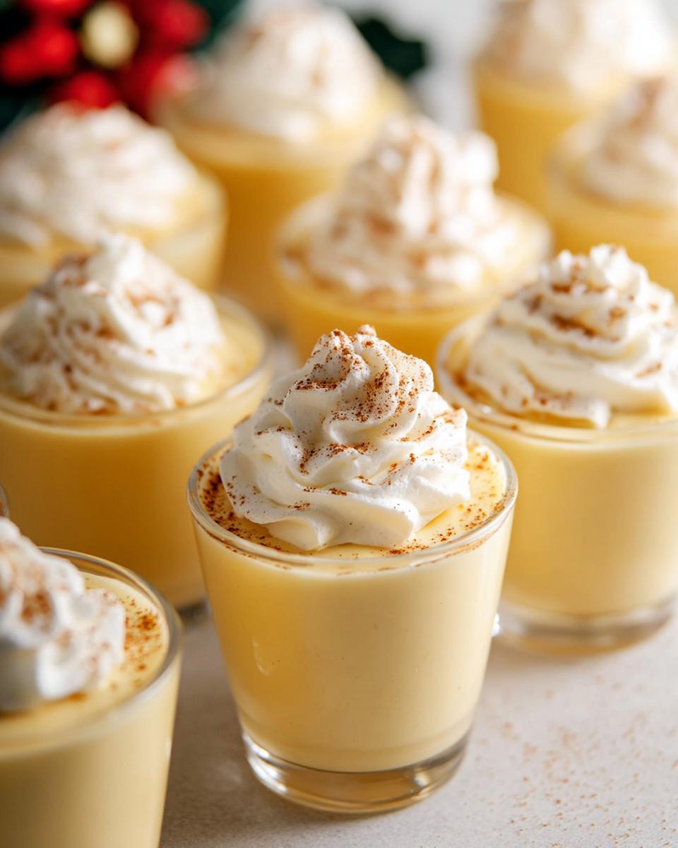 Eggnog Pudding Shots - detail 3
