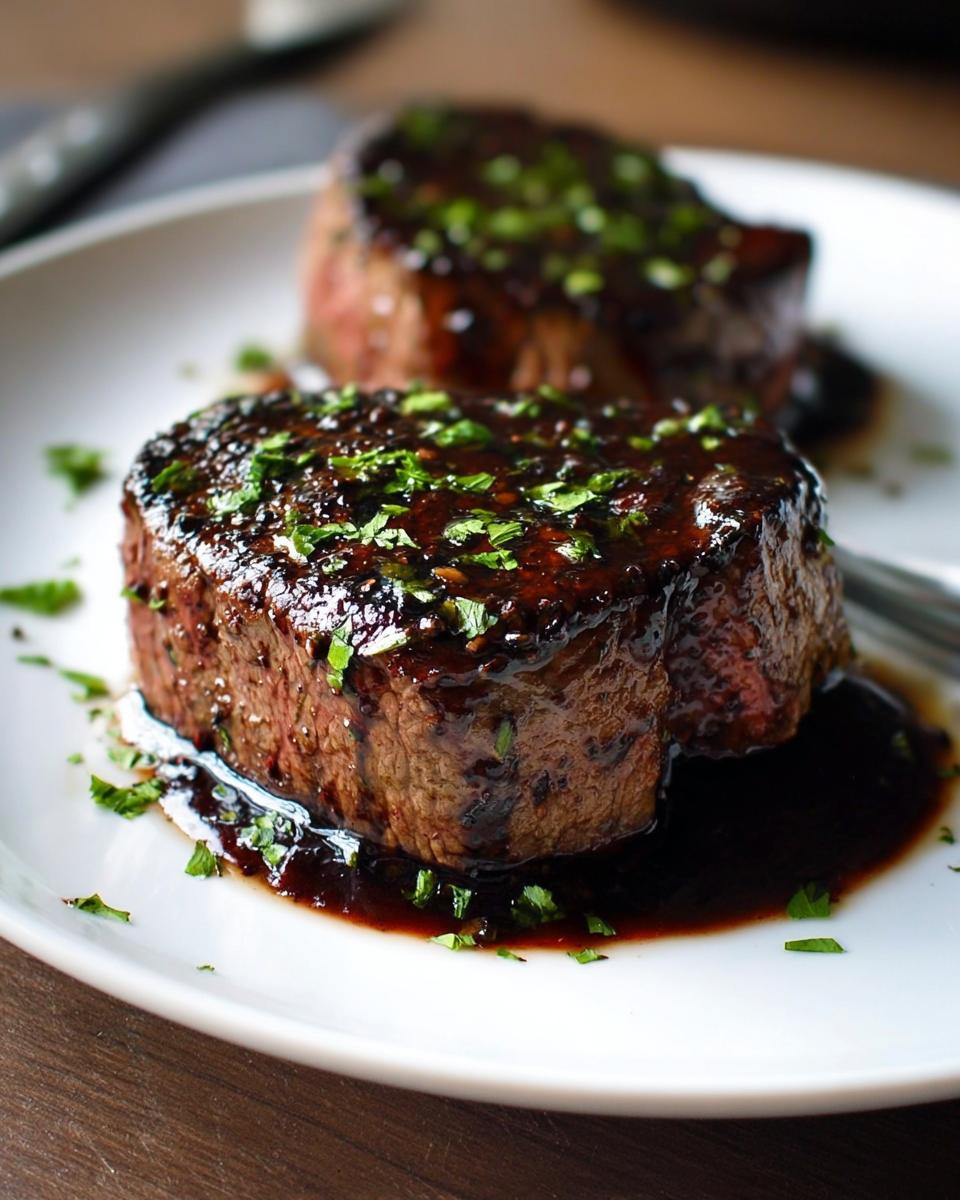 Filet Mignon with Red Wine Sauce - Romantic Dinner - detail 2