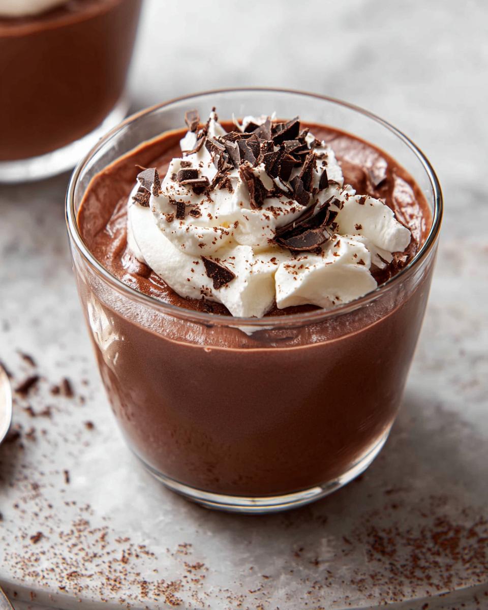 French Chocolate Mousse - Elegant Dessert for Two - detail 1
