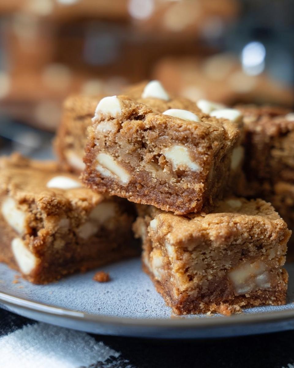 Gingerbread Blondies! - detail 1