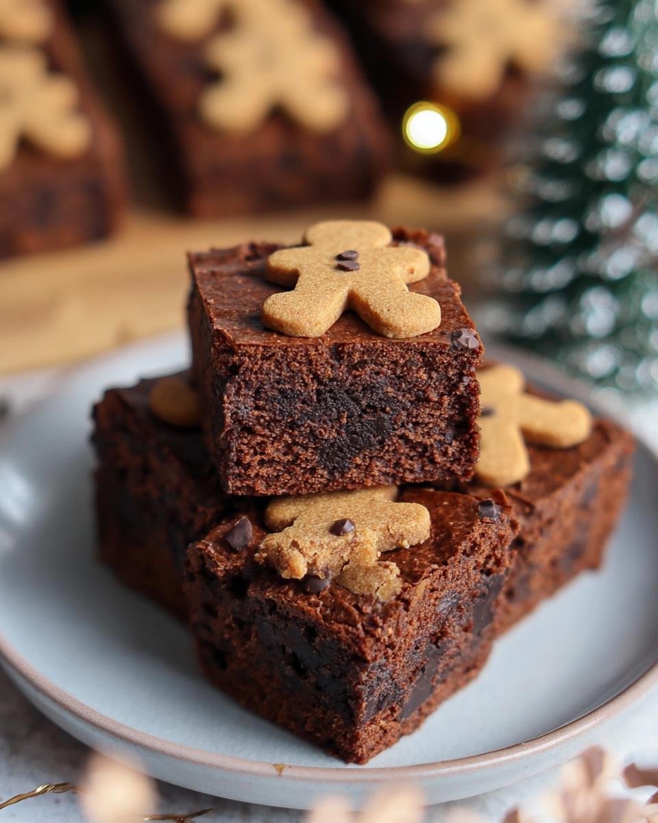 Gingerbread Brownies - detail 1