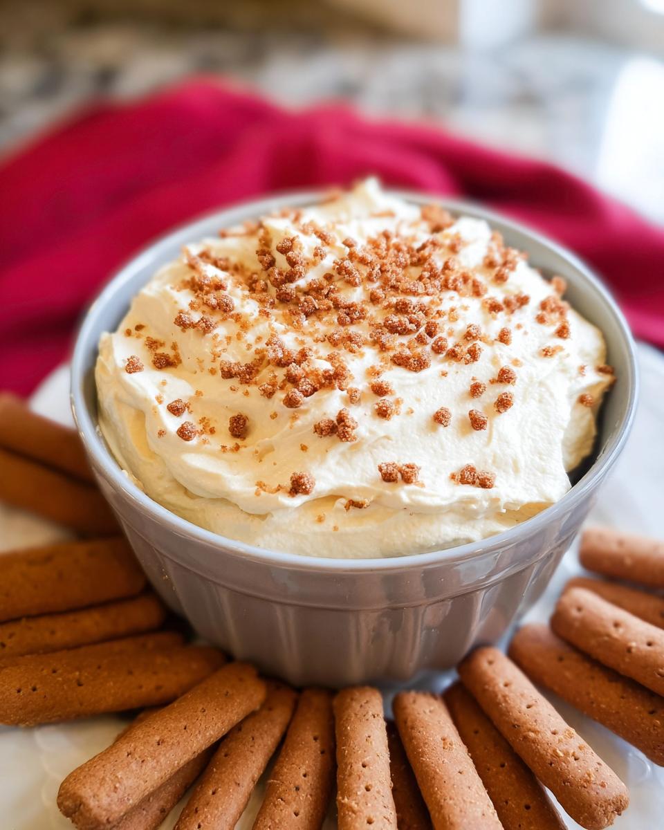 Gingerbread Cheesecake Dip - detail 2