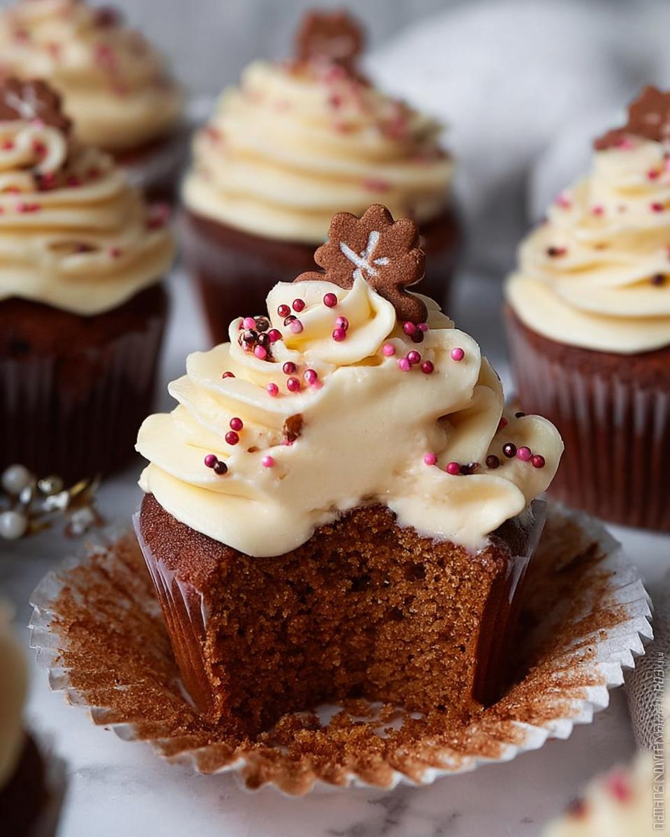 Gingerbread Cupcakes - detail 2