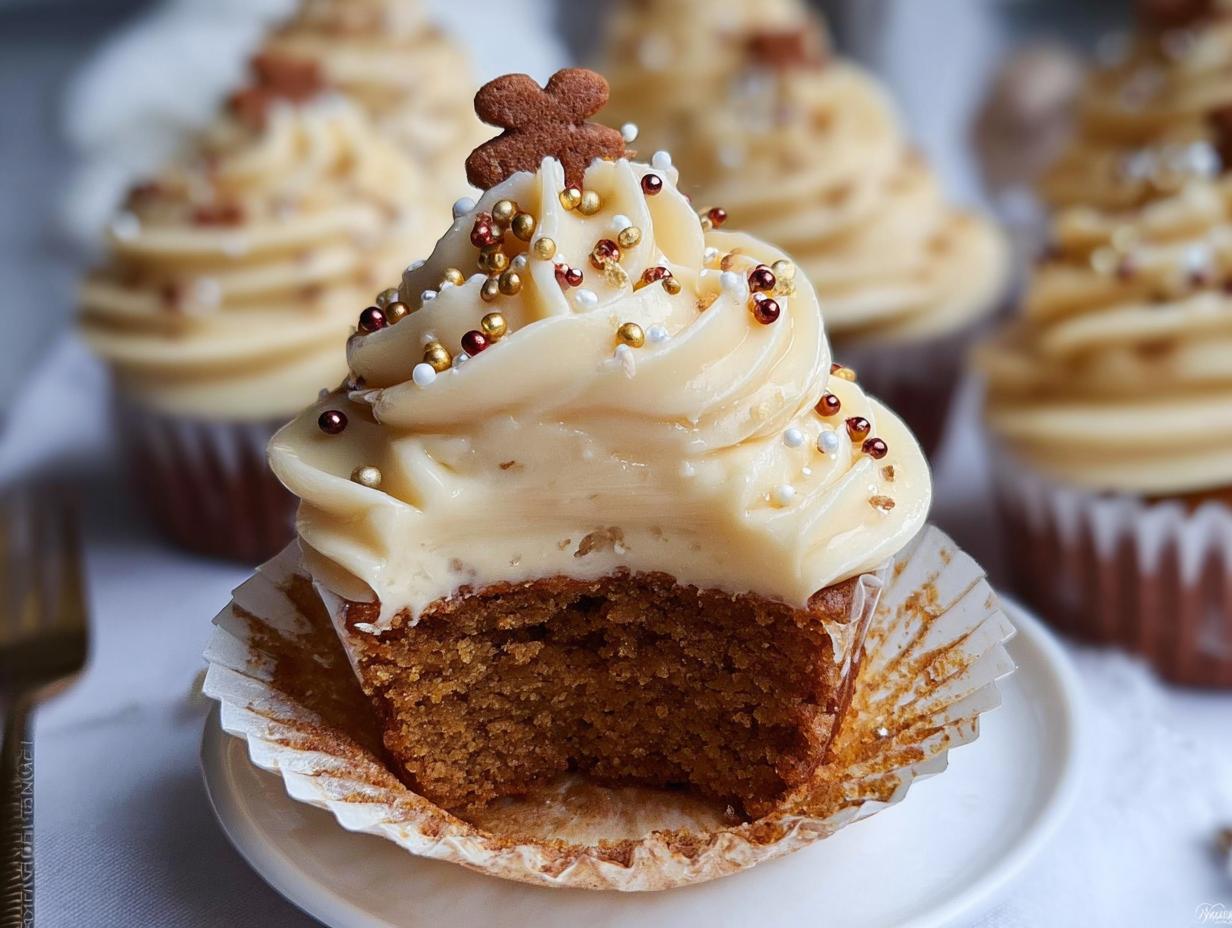 Gingerbread Cupcakes: Ditch Holiday Baking Fears in 24 Minutes