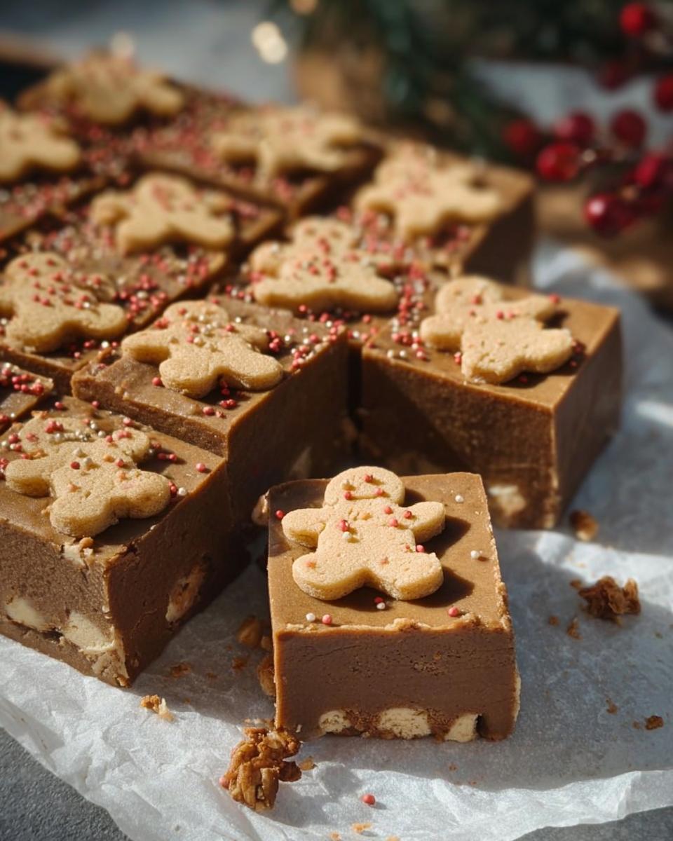 Gingerbread Fudge - detail 1