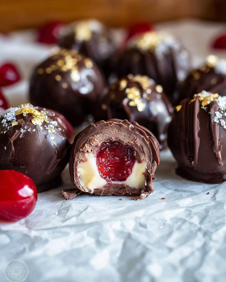 Homemade Cherry Cordials - Romantic Gift - detail 1