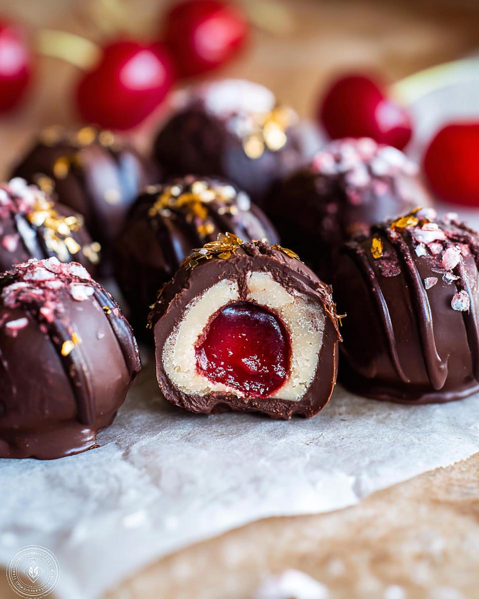 Homemade Cherry Cordials - Romantic Gift - detail 2