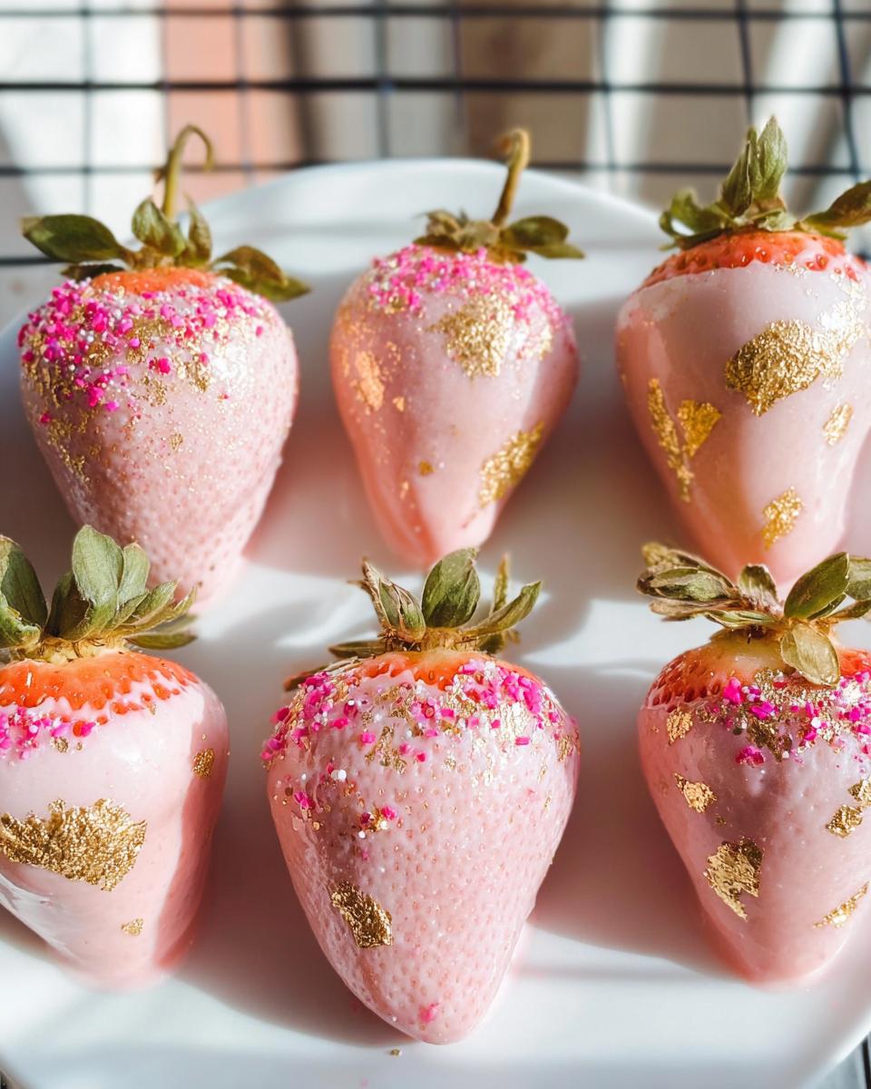 How To Make Rose Gold Strawberries - detail 2