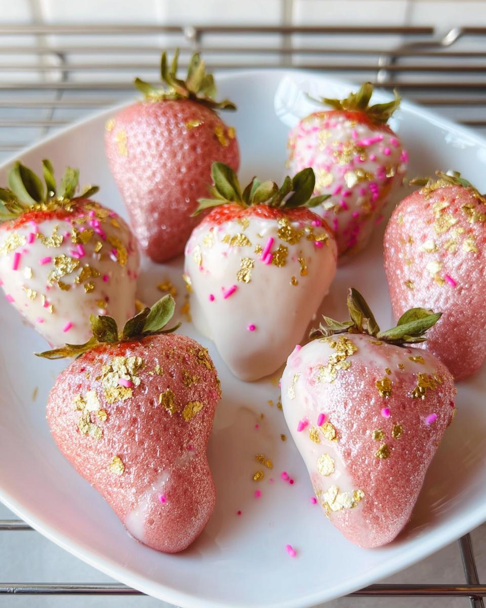 How To Make Rose Gold Strawberries - detail 3