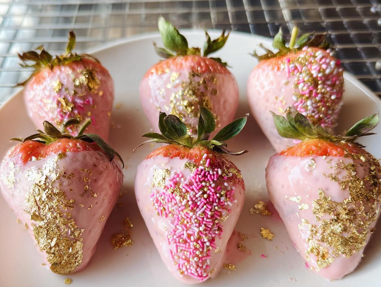 How To Make Rose Gold Strawberries: 3 Decadent Steps