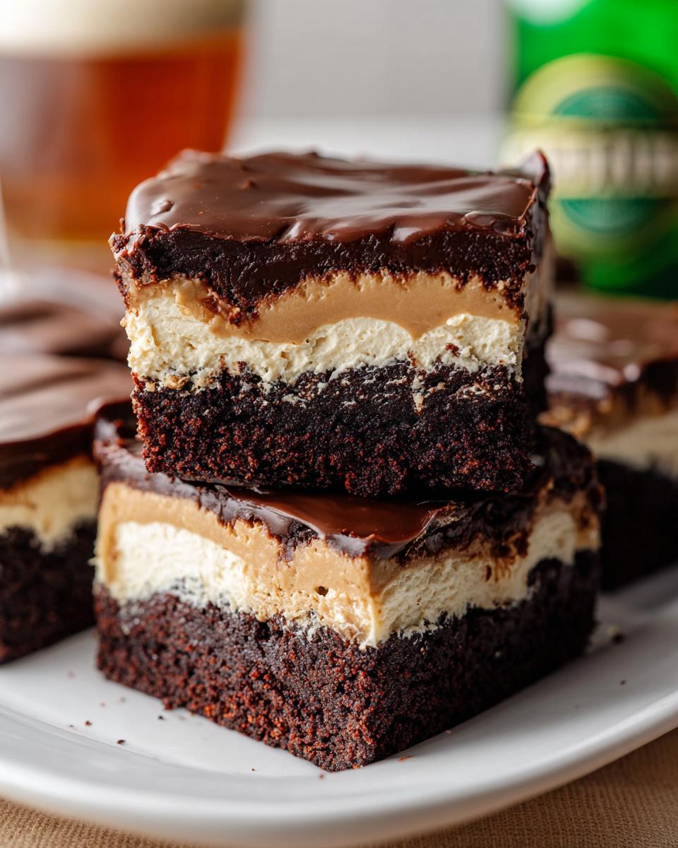 Irish Cream Frosted Brownies - detail 1