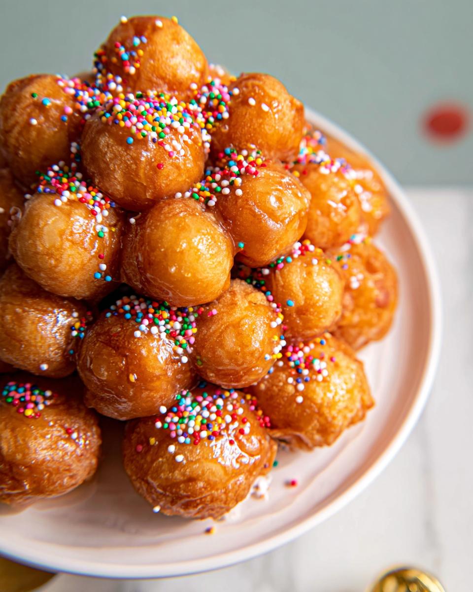 Italian Struffoli Italian Honey Balls - detail 2