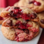 Maraschino Cherry Chocolate Chip Cookies