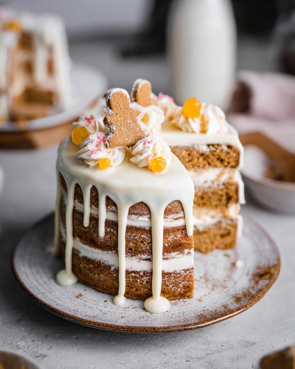 Mini Vanilla Orange Gingerbread Cream Cake - detail 1