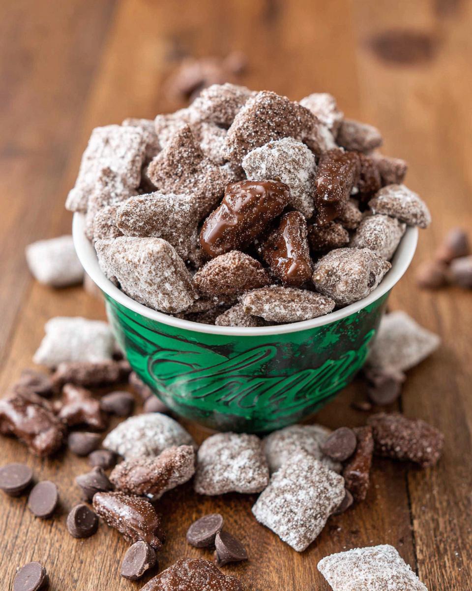 Mint Chocolate Muddy Buddies - detail 1