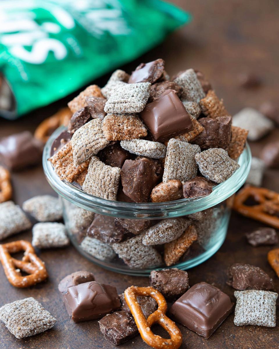 Mint Chocolate Muddy Buddies - detail 2