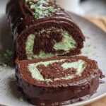 Mint Chocolate Yule Log