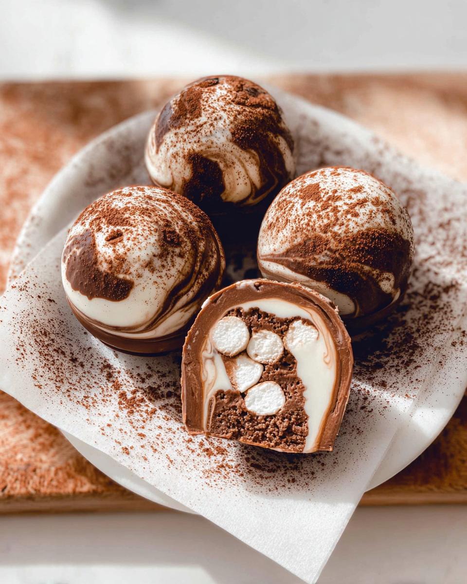 Mocha Hot Chocolate Bombs - detail 3