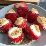 No-Bake Strawberry Cheesecake Bites