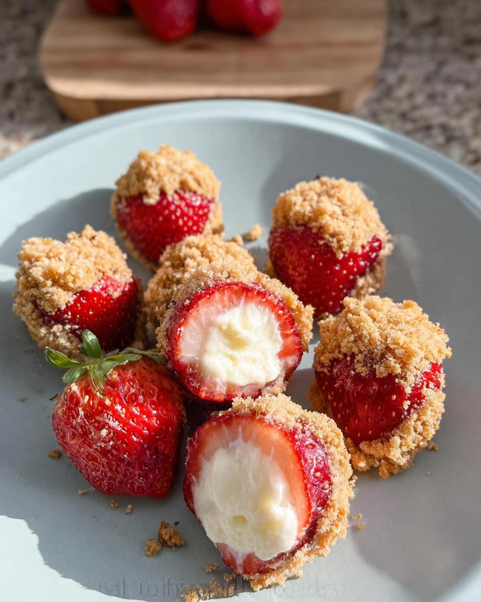 No-Bake Strawberry Cheesecake Bites - detail 2