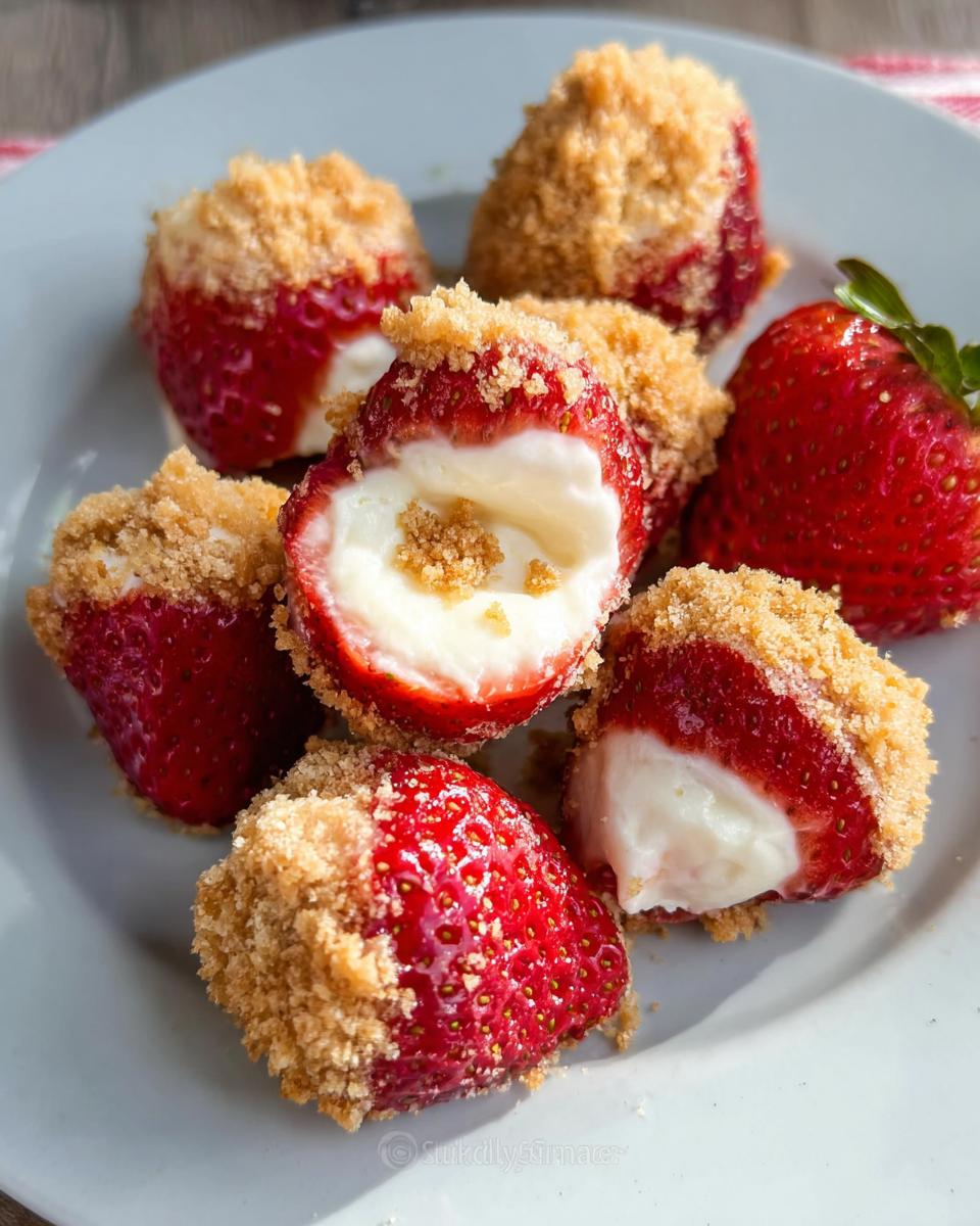 No-Bake Strawberry Cheesecake Bites - detail 3
