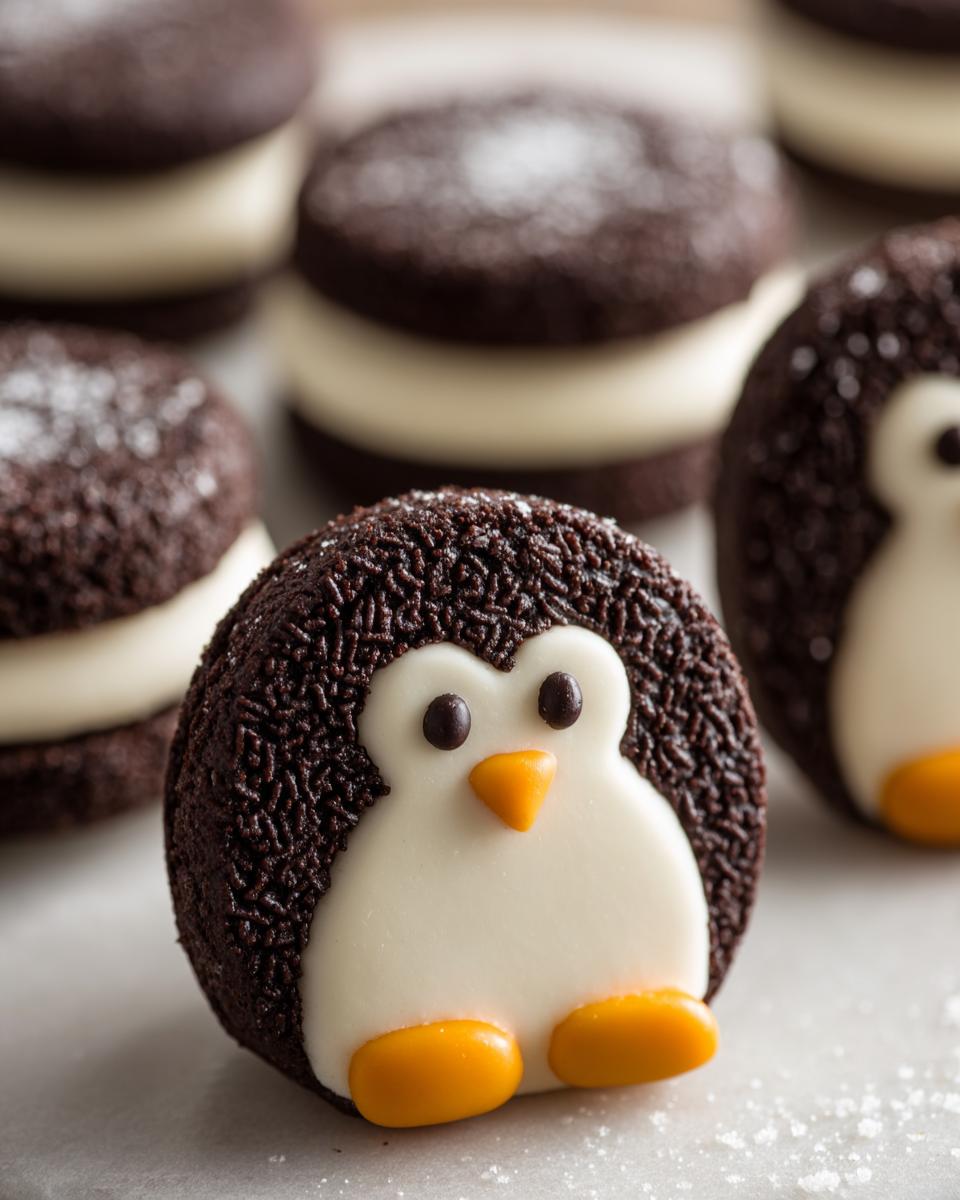 Oreo Penguin Cookies - detail 1