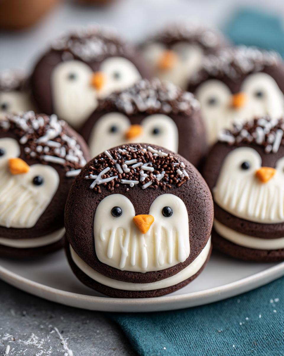 Oreo Penguin Cookies - detail 2