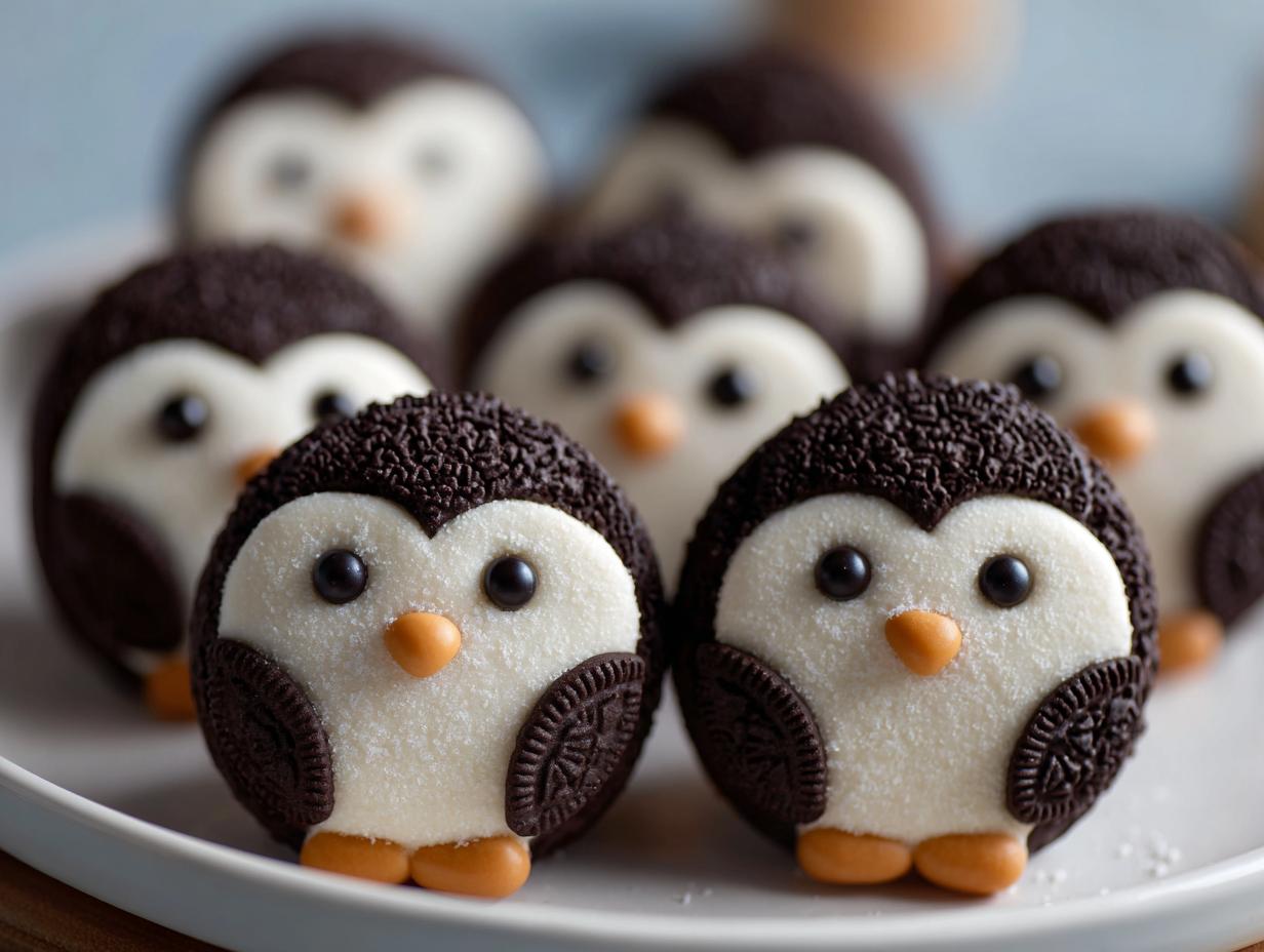 Failproof Oreo Penguin Cookies Recipe in 5 Steps