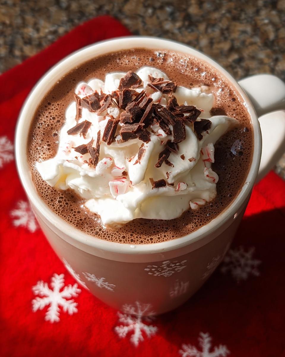 Peppermint Hot Chocolate - detail 2