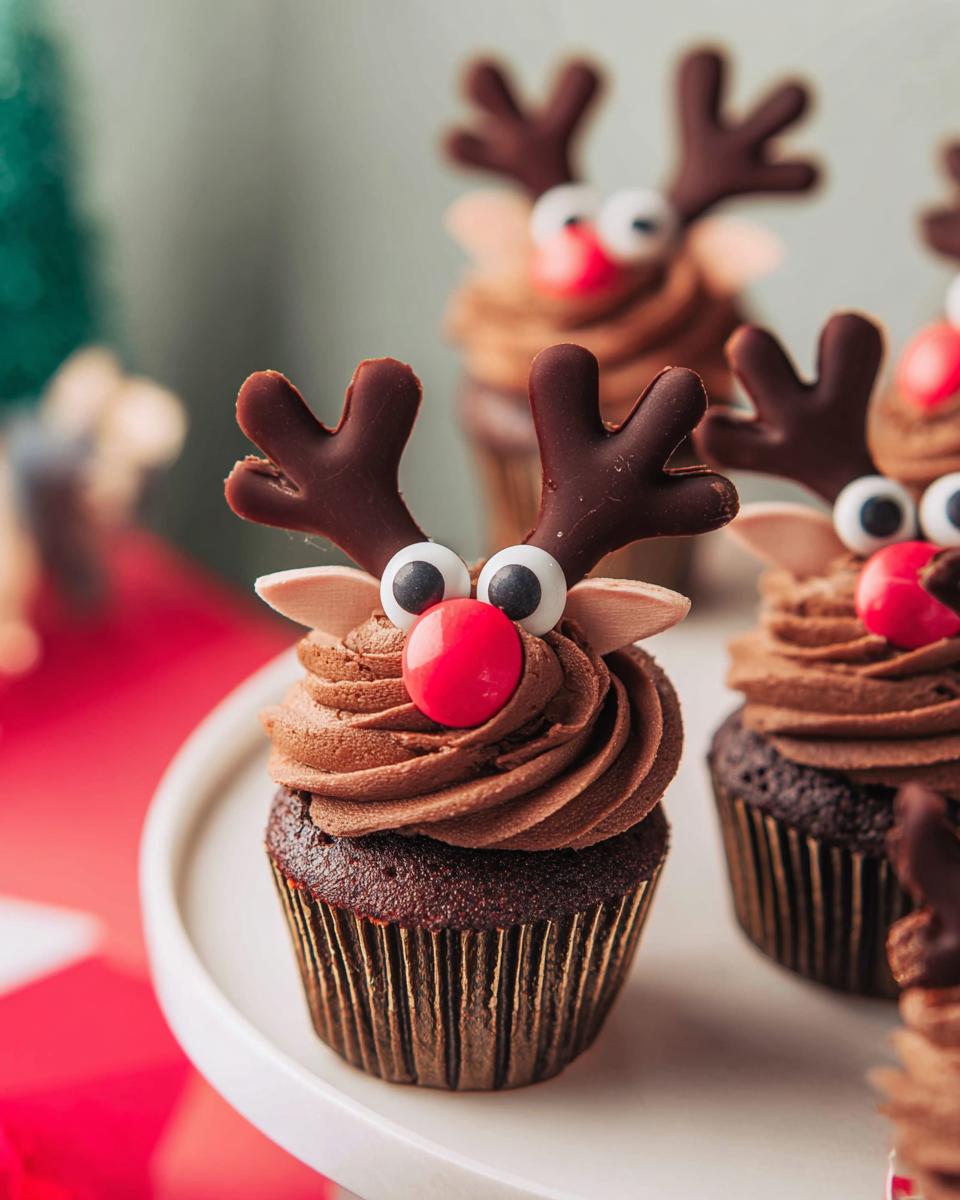 Reindeer Cupcakes - detail 3